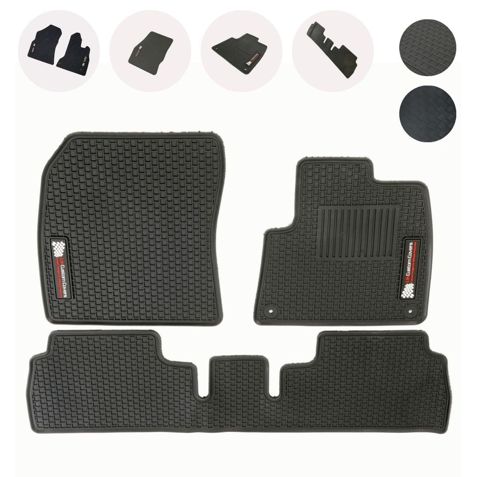 Peugeot Partner Rubber Floor Mats - UK Custom Covers