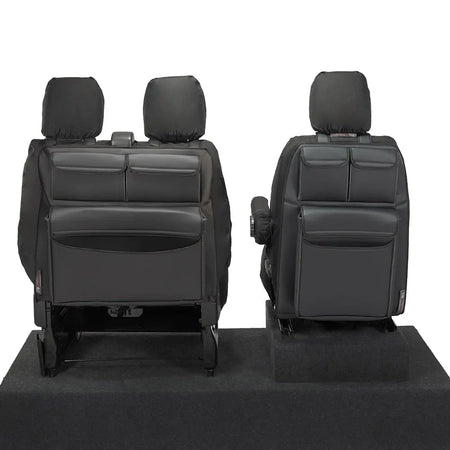 Fiat Ducato Seat Storage Organisers Leatherette UK Custom Covers