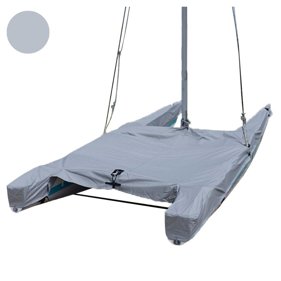 Dart 18 Sailing Dinghy Boat Cover Tailored (Grey) UK Custom Covers