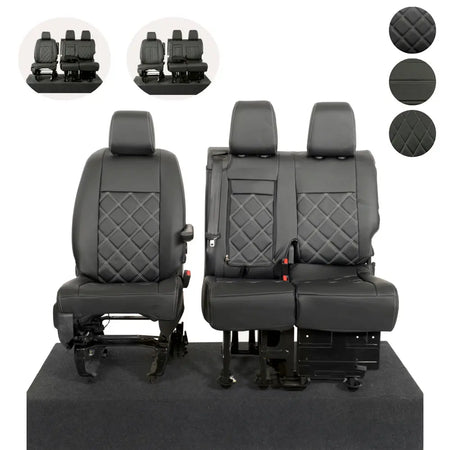 Fiat Scudo Seat Covers Tailored Leatherette 2022+ UK Custom Covers