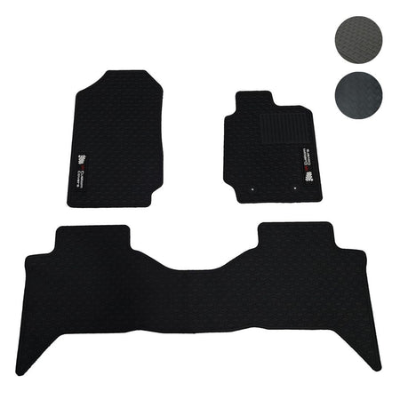 Ford Ranger Wildtrak Double Cab Front & Rear Floor Mats (2012-2018) - UK Custom Covers