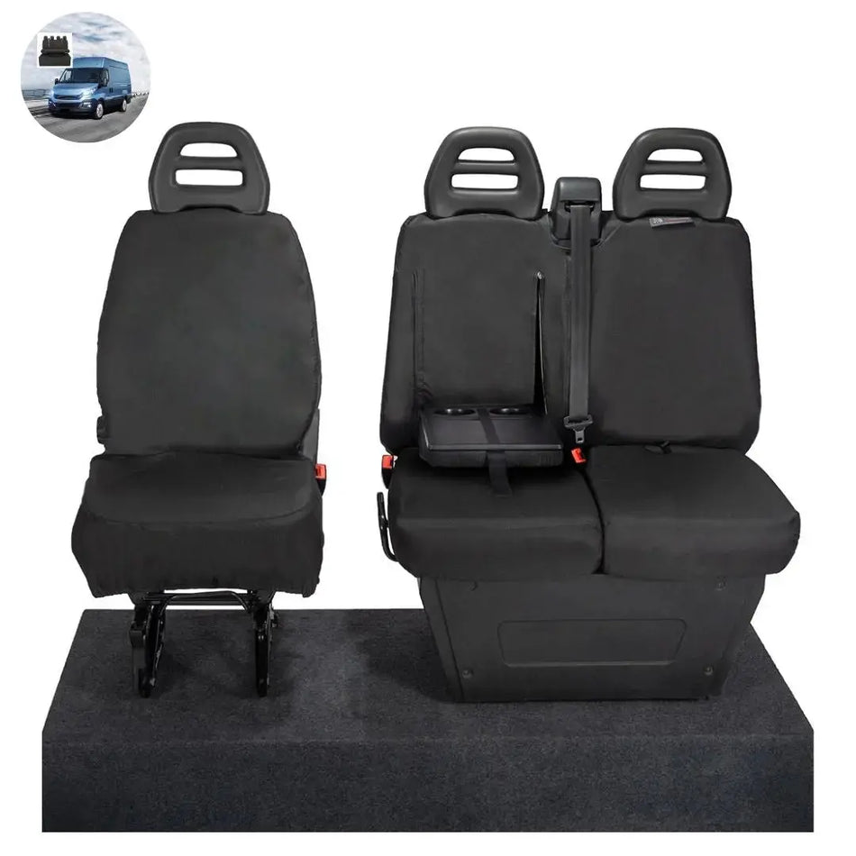 Iveco Daily Tailored PU Seat Covers - UK Custom Covers