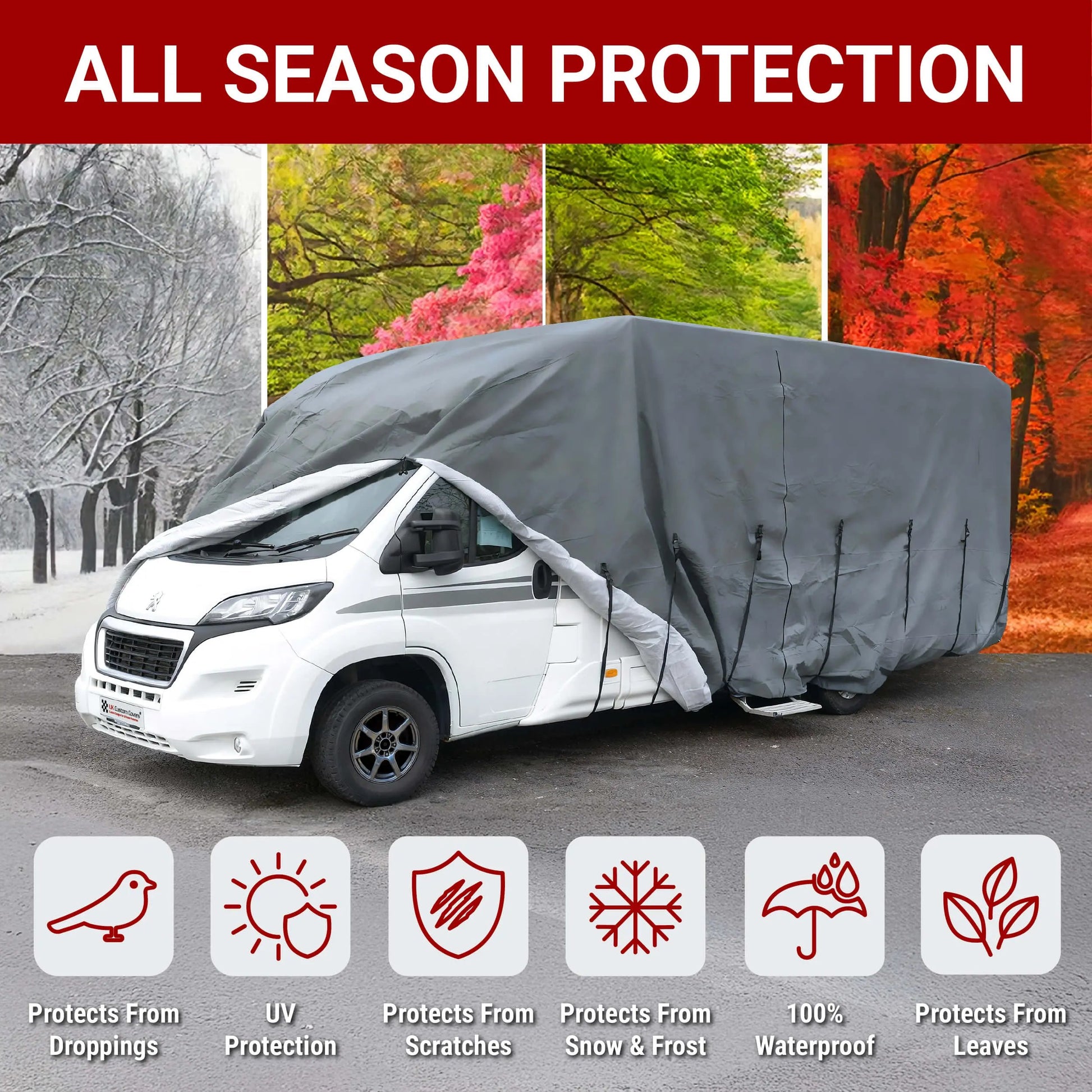 UK Custom Covers RC-SILVER - Copertura semi su misura UK Custom Covers RC-SILVER - Copertura semi su misura