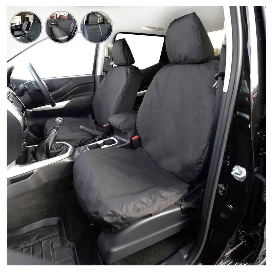 Fits Nissan Navara Tailored PU Seat Covers - UK Custom Covers