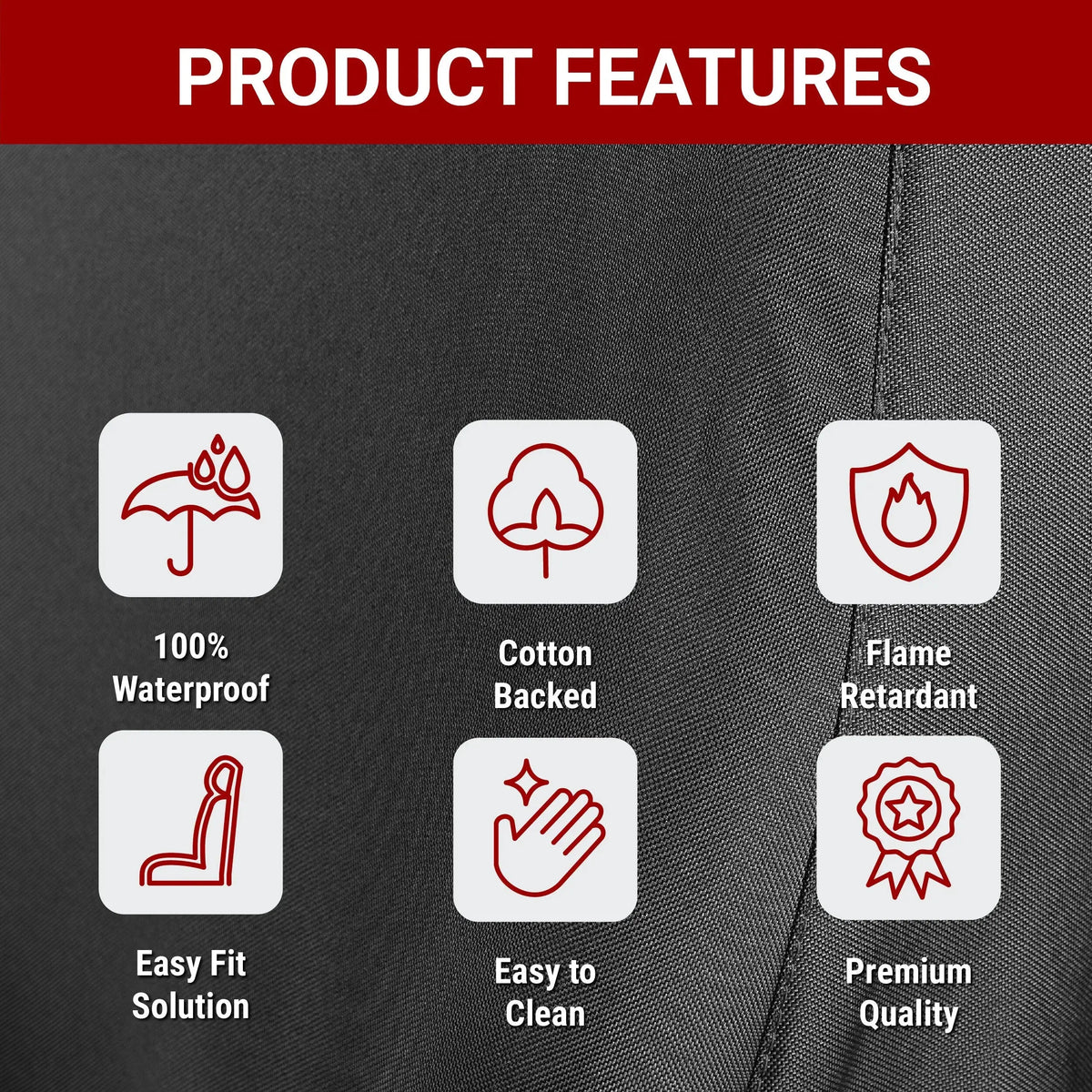 Ford Transit Van Seat Covers (Inc E-Transit) Cotton-Backed PU UK Custom Covers