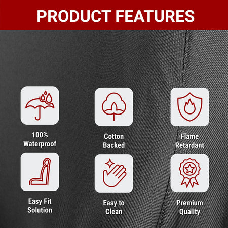 Ford Transit Van Seat Covers (Inc E-Transit) Cotton-Backed PU UK Custom Covers