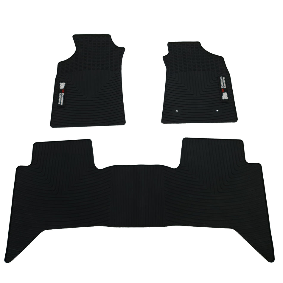 Toyota Hilux Front & Rear Floor Mats (2011-2016)