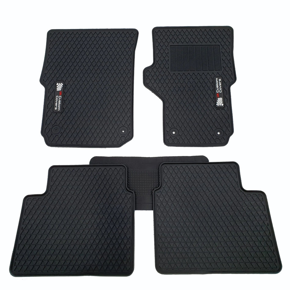 VW Amarok Rubber Floor Mats (2010-2018) - UK Custom Covers