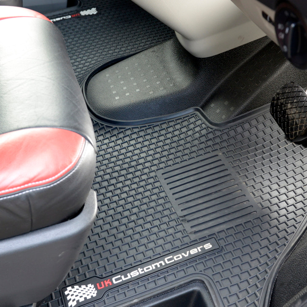 VW Transporter T6 Front Cab Floor Mats (2015 Onwards) - UK Custom Covers