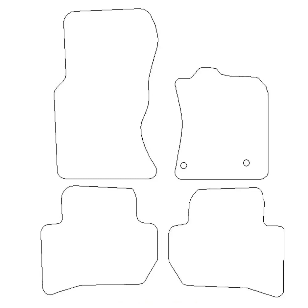 Land Rover Range Rover Velar Rubber Floor Mats (2017+) UK Custom Covers