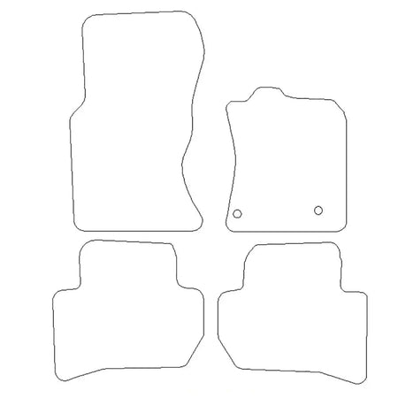 Land Rover Range Rover Velar Rubber Floor Mats (2017+) UK Custom Covers