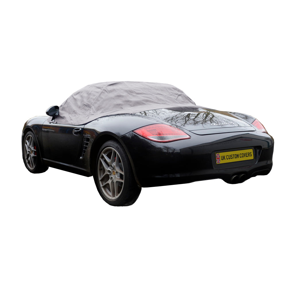 Porsche Boxster Soft Top Half Cover Roof Protectors UK Custom Covers