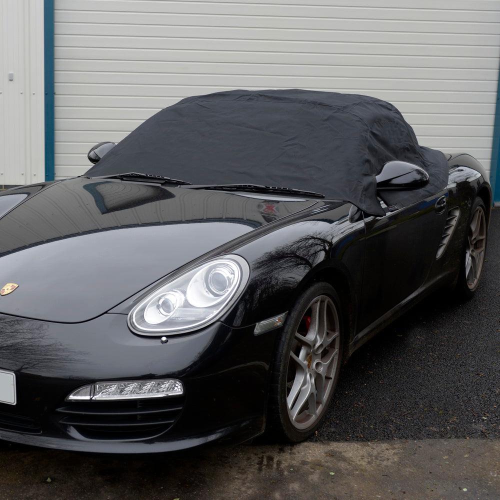 Porsche Boxster Soft Top Half Cover Roof Protectors UK Custom Covers