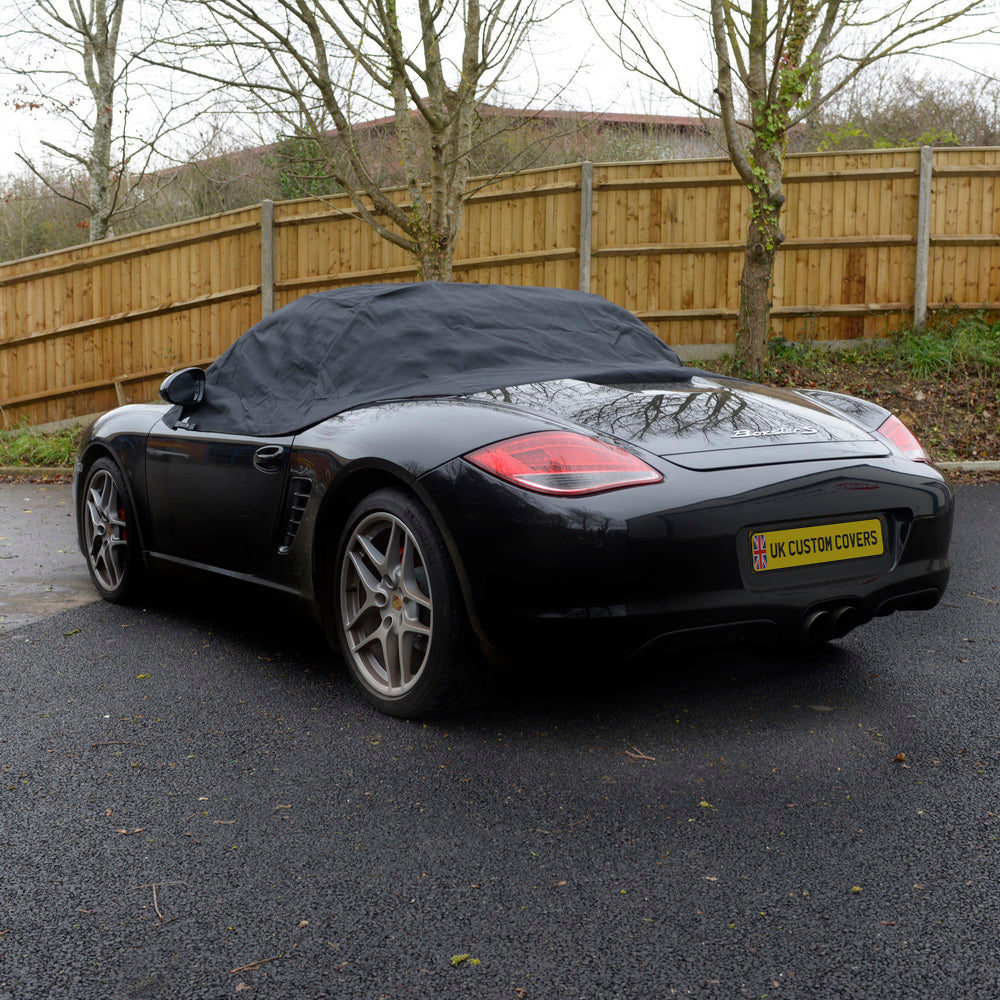 Porsche Boxster Soft Top Half Cover Roof Protectors UK Custom Covers