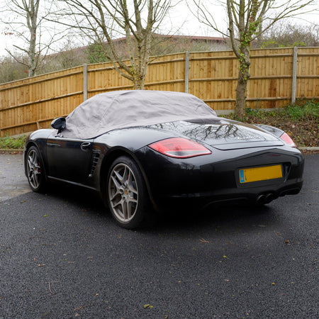 Porsche Boxster Soft Top Half Cover Roof Protectors UK Custom Covers