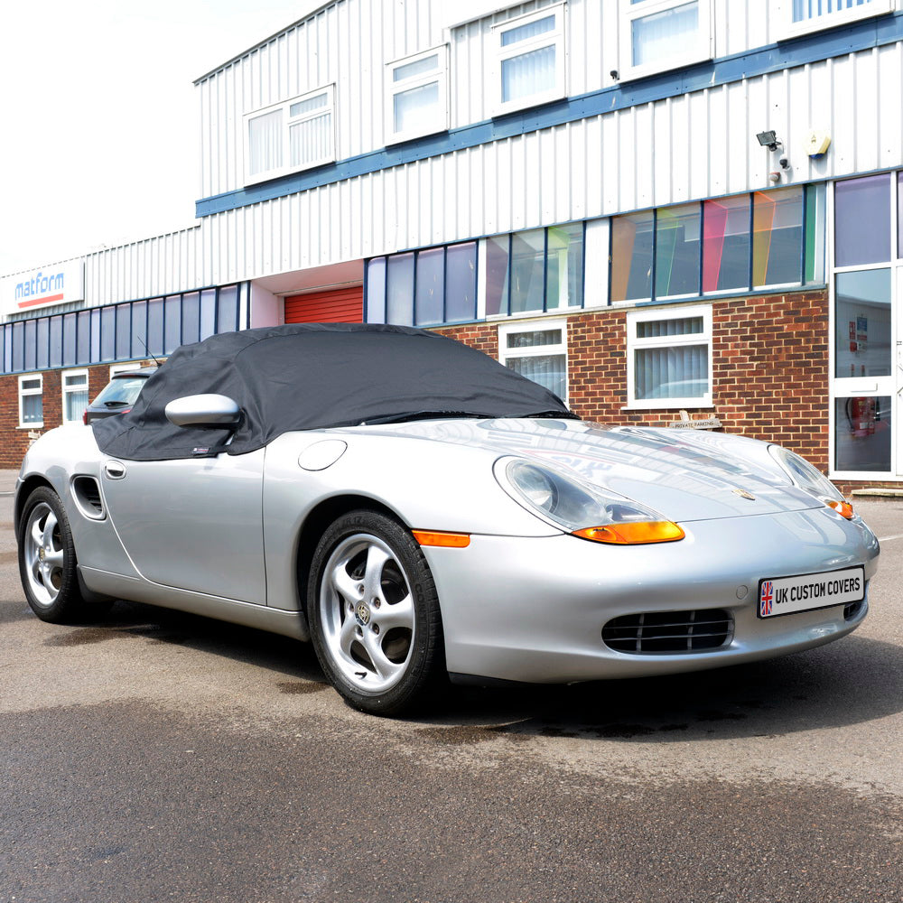 Porsche Boxster Soft Top Half Cover Roof Protectors UK Custom Covers