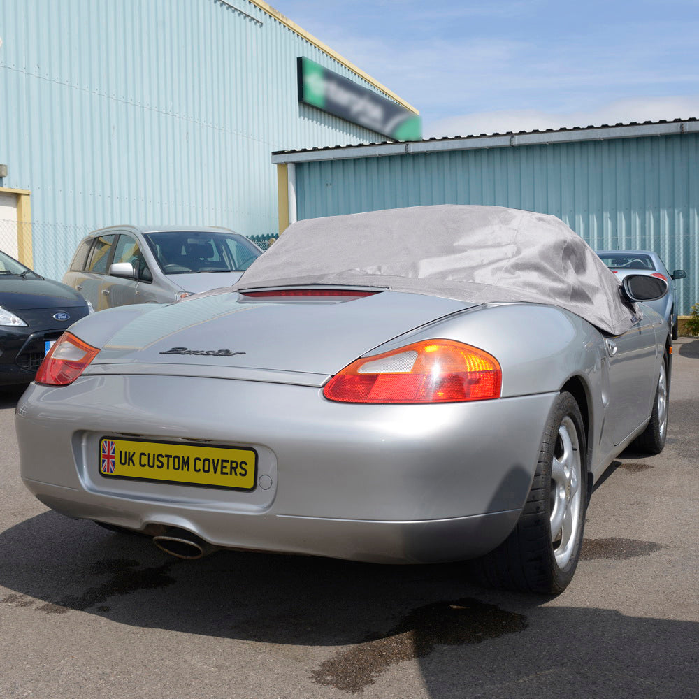 Porsche Boxster Soft Top Half Cover Roof Protectors UK Custom Covers