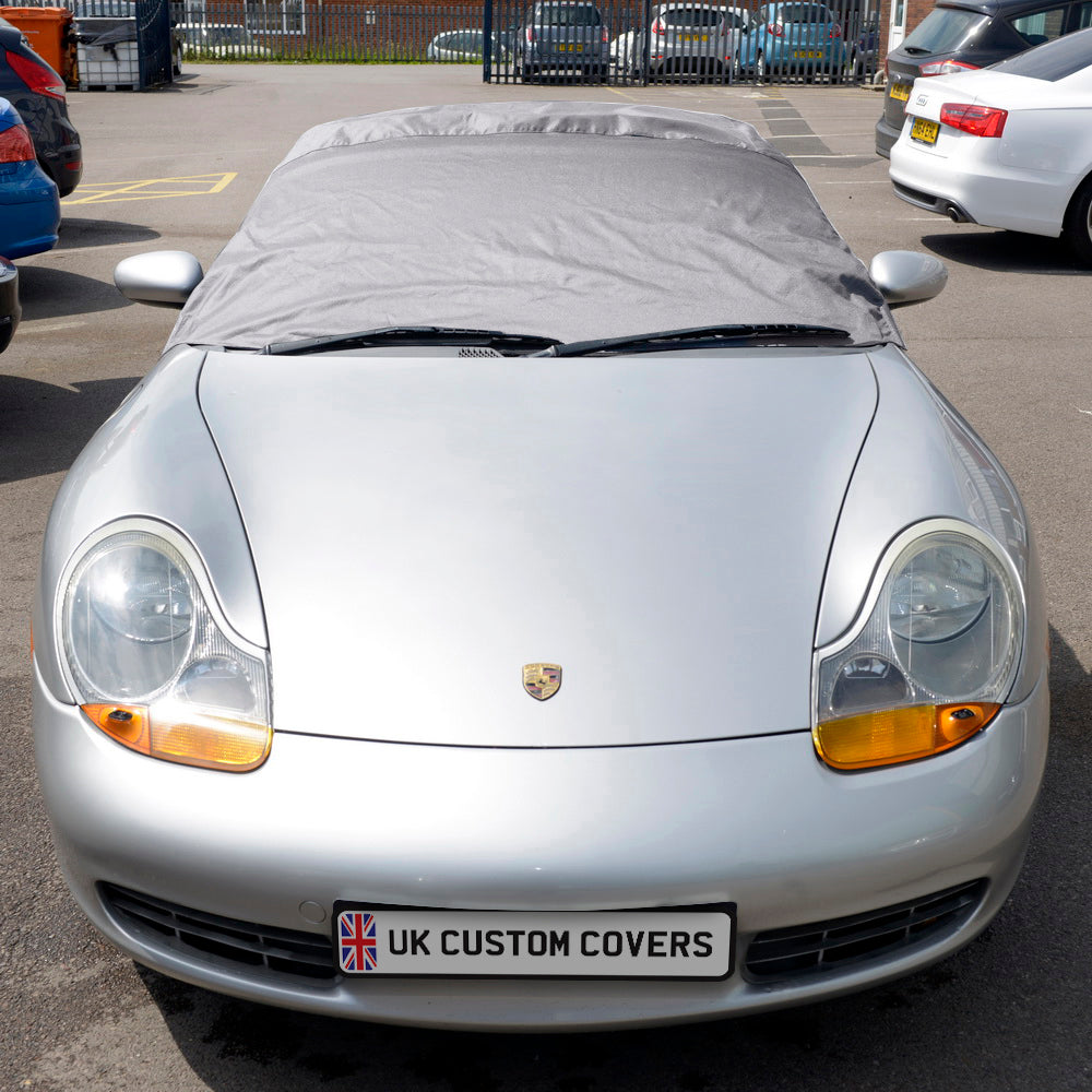 Porsche Boxster Soft Top Half Cover Roof Protectors UK Custom Covers