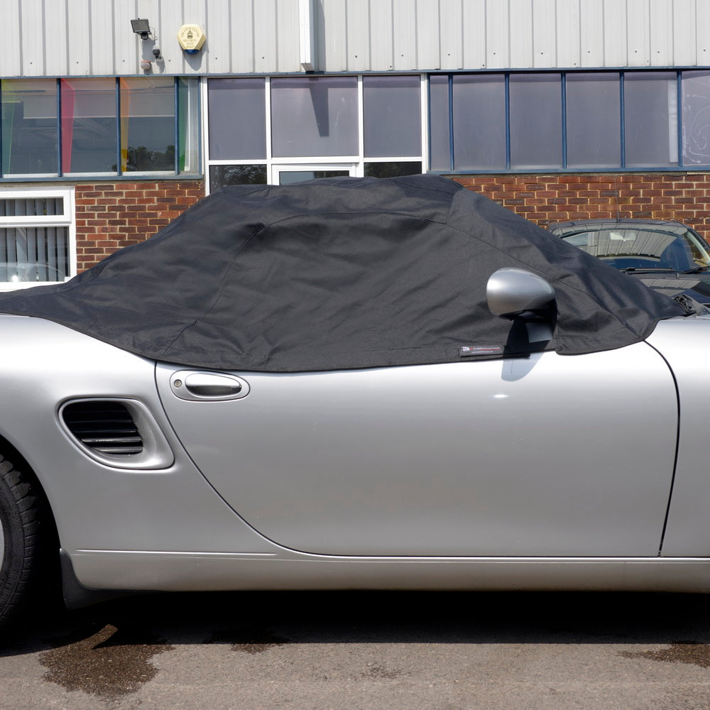 Porsche Boxster Soft Top Half Cover Roof Protectors UK Custom Covers