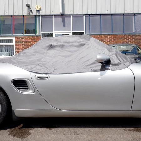 Porsche Boxster Soft Top Half Cover Roof Protectors UK Custom Covers