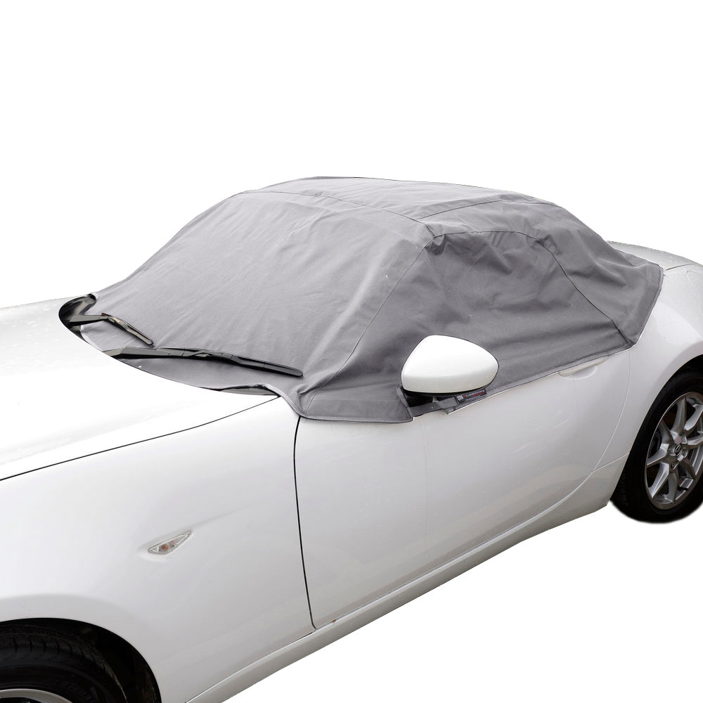 Fiat 124 Spider Soft Top Half Cover Roof Protector (2016 Onwards) - UK Custom Covers