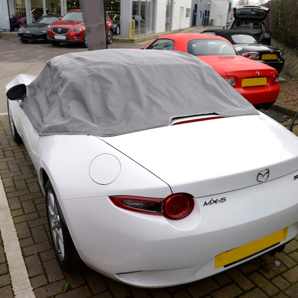 Mazda MX5 Soft Top Half Cover Roof Protectors UK Custom Covers