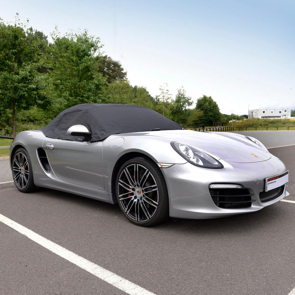 Porsche Boxster Soft Top Half Cover Roof Protectors UK Custom Covers