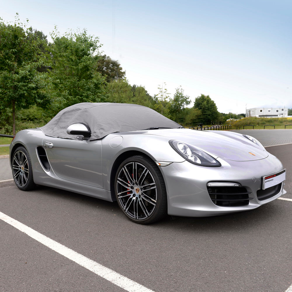 Porsche Boxster Soft Top Half Cover Roof Protectors UK Custom Covers