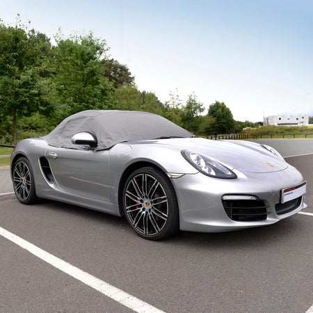 Porsche Boxster Soft Top Half Cover Roof Protectors UK Custom Covers