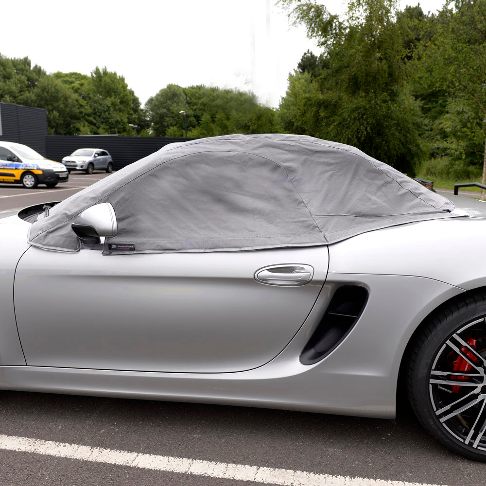 Porsche Boxster Soft Top Half Cover Roof Protectors UK Custom Covers