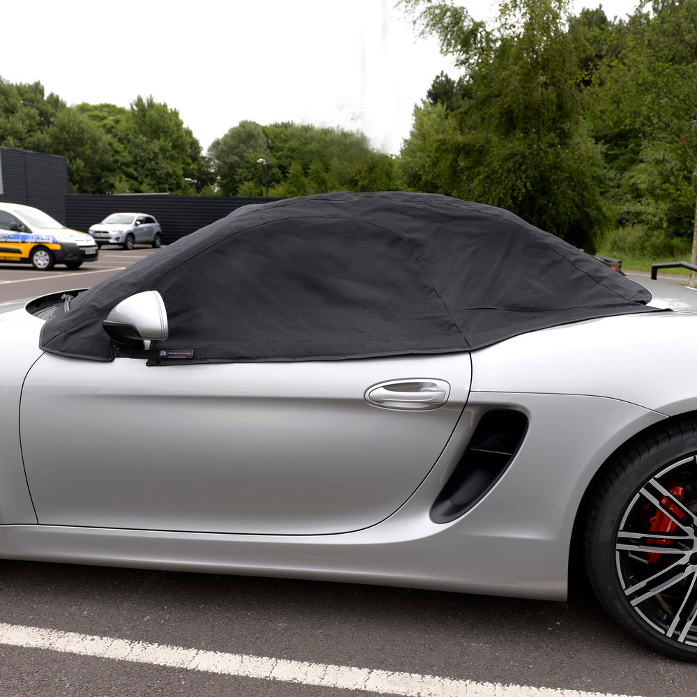 Porsche Boxster Soft Top Half Cover Roof Protectors UK Custom Covers