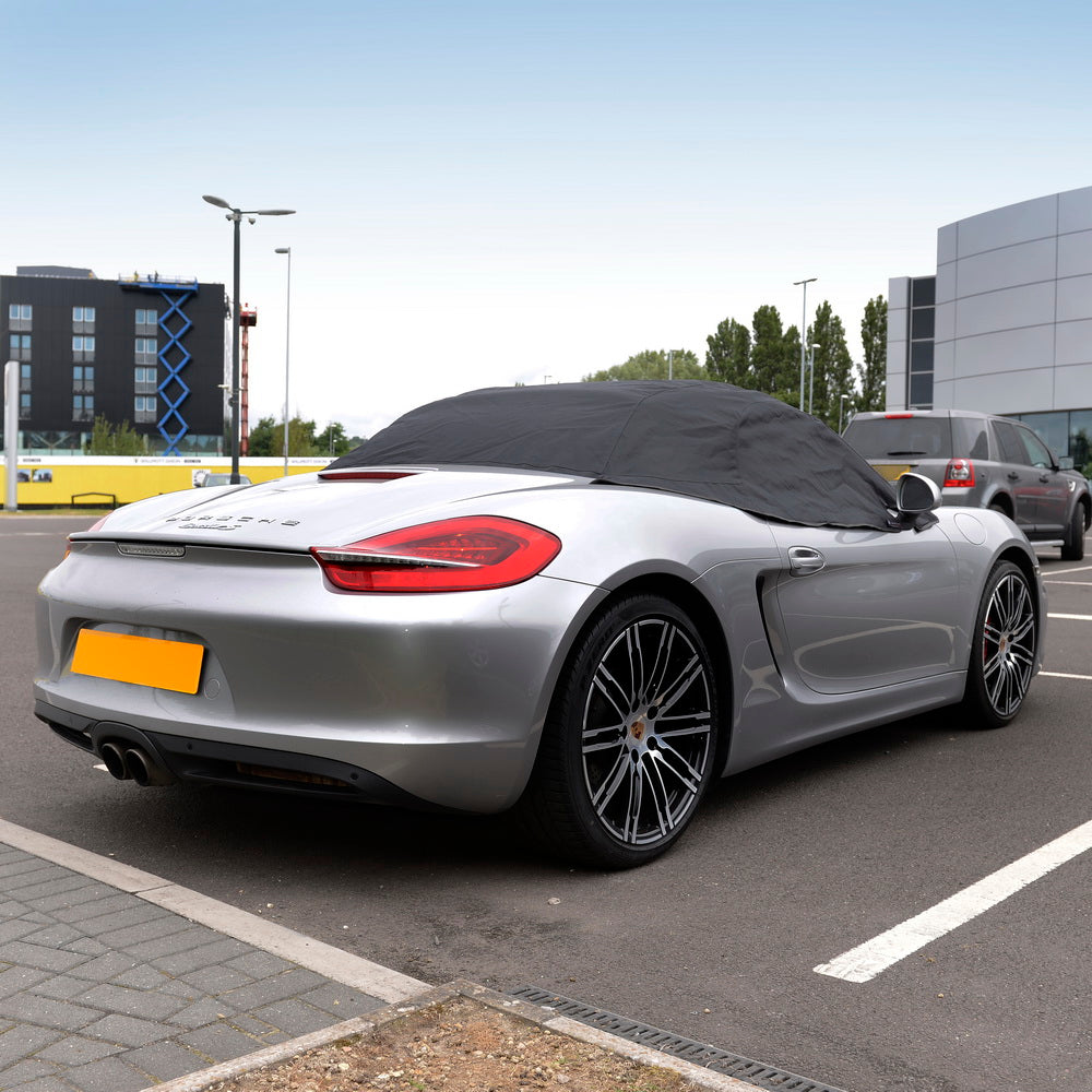 Porsche Boxster Soft Top Half Cover Roof Protectors UK Custom Covers