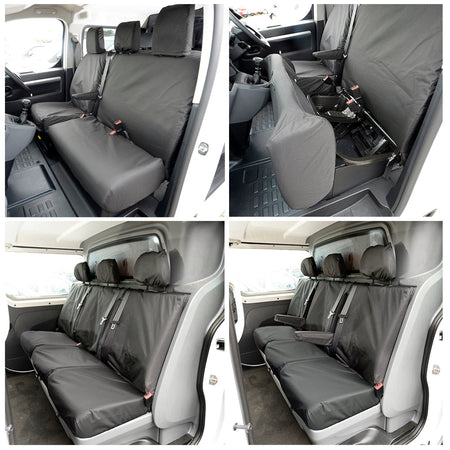 Toyota Proace Tailored PU Seat Covers - UK Custom Covers