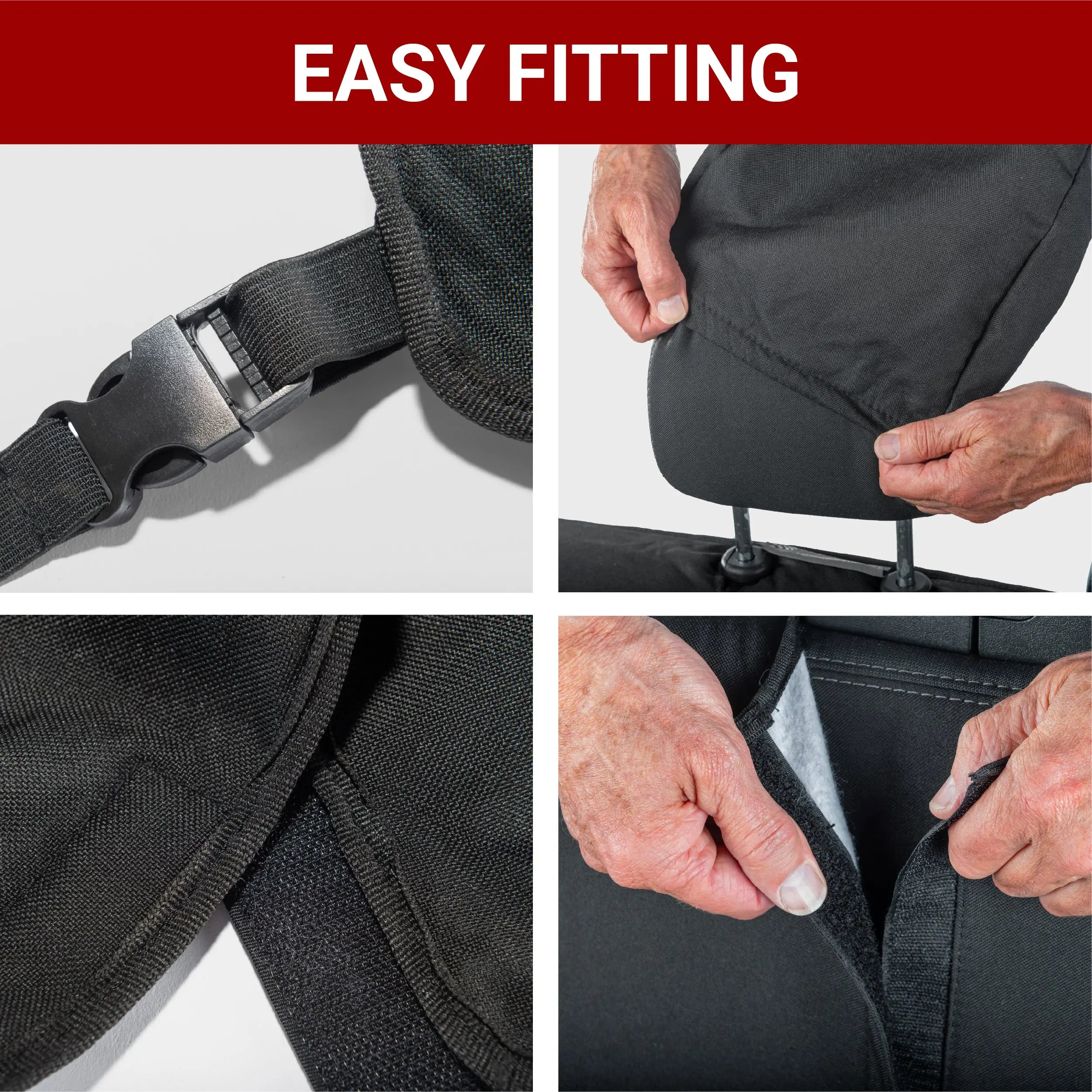 Ford Transit Custom Seat Covers Cotton-Backed PU UK Custom Covers