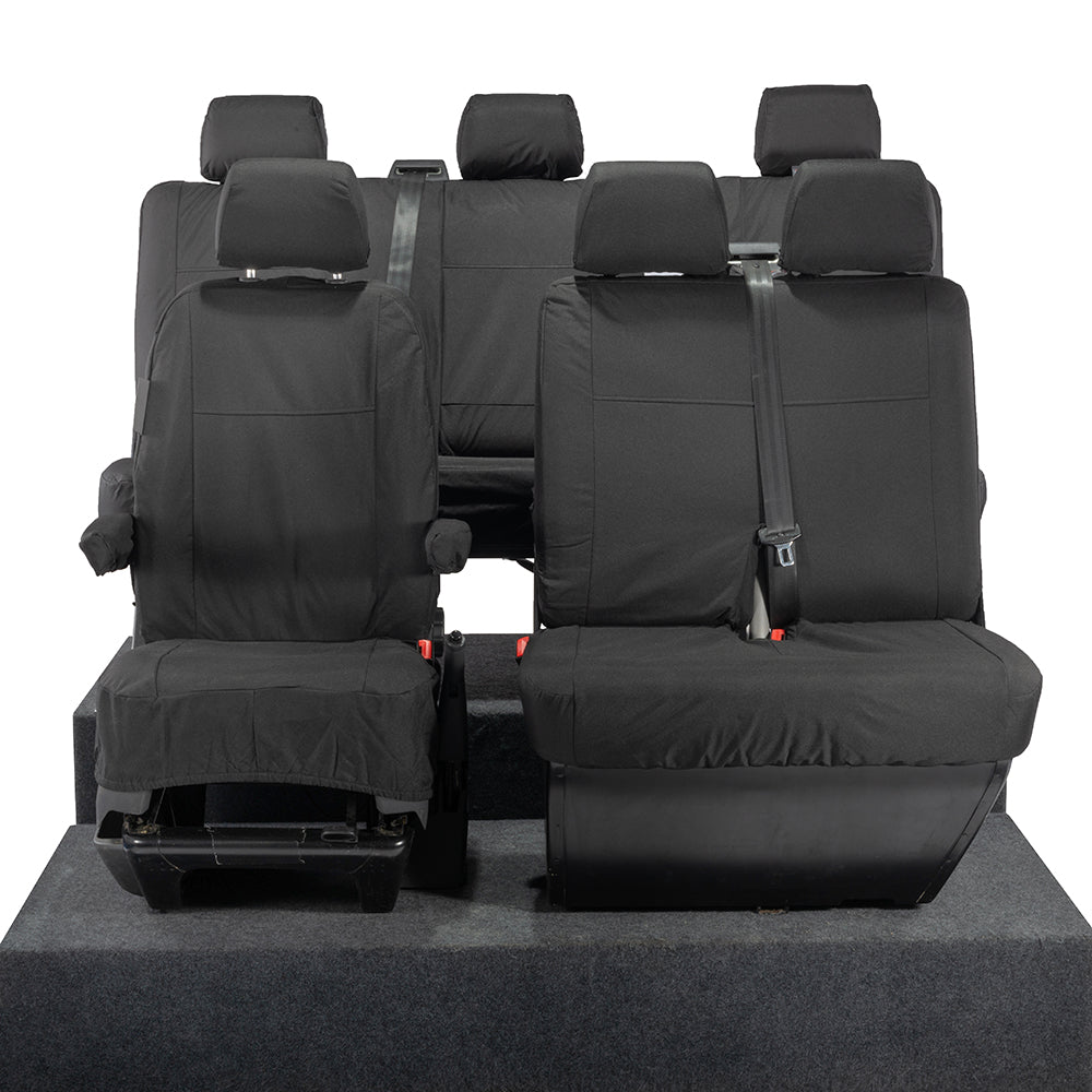 VW T6 / T6.1 Transporter Tailored PU Seat Covers (2015 Onwards) - UK Custom Covers