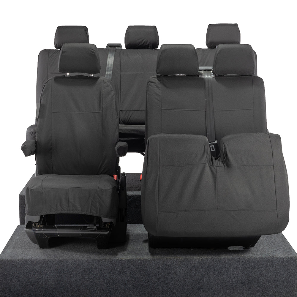 VW T6 / T6.1 Transporter Tailored PU Seat Covers (2015 Onwards) - UK Custom Covers