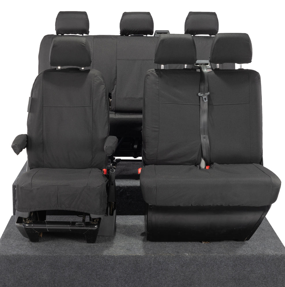 VW T6 / T6.1 Transporter Tailored PU Seat Covers (2015 Onwards) - UK Custom Covers