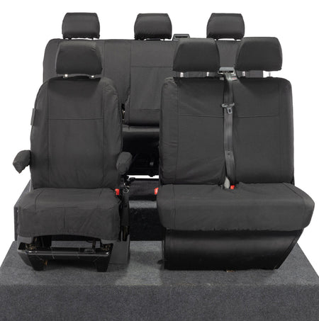 VW T5 / T5.1 Transporter Tailored PU Seat Covers (2003-2015) - UK Custom Covers