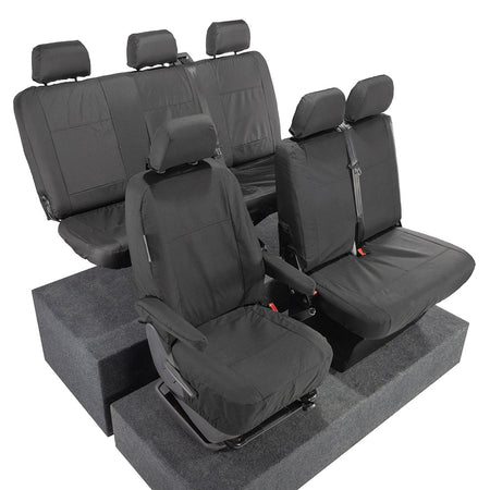 VW T6 / T6.1 Kombi Tailored PU Seat Covers (2015 Onwards) - UK Custom Covers