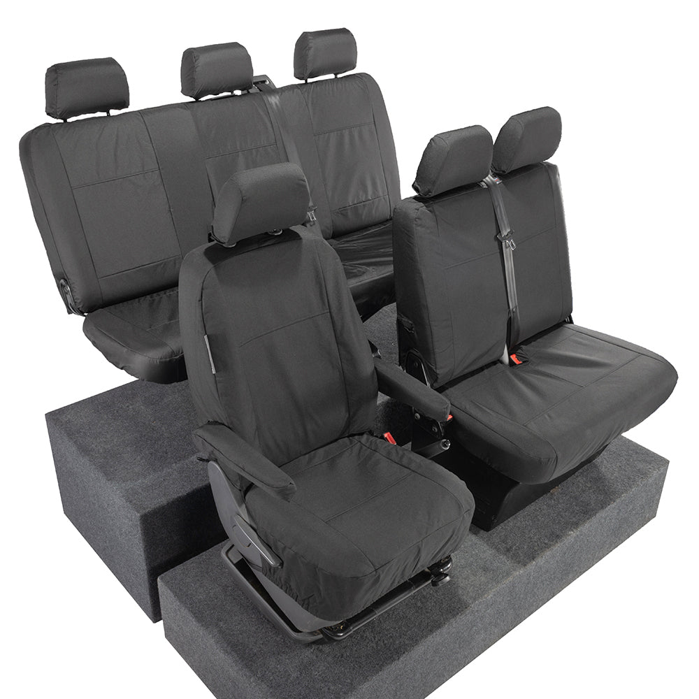 VW T6 / T6.1 Transporter Tailored PU Seat Covers (2015 Onwards) - UK Custom Covers