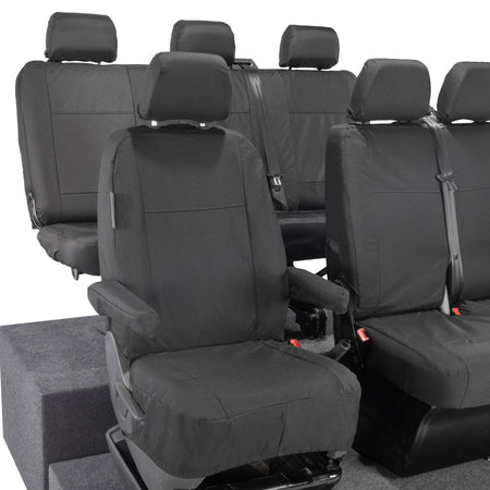 VW T6 / T6.1 Kombi Tailored PU Seat Covers (2015 Onwards) - UK Custom Covers