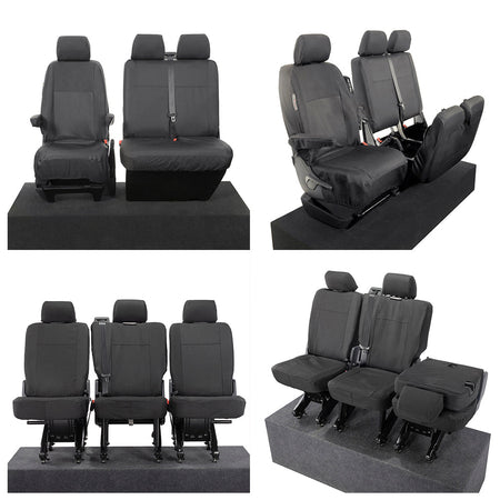 VW T5 / T5.1 Transporter Tailored PU Seat Covers (2003-2015) - UK Custom Covers