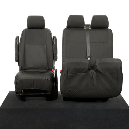 VW T6 / T6.1 Kombi Tailored PU Seat Covers (2015 Onwards) - UK Custom Covers