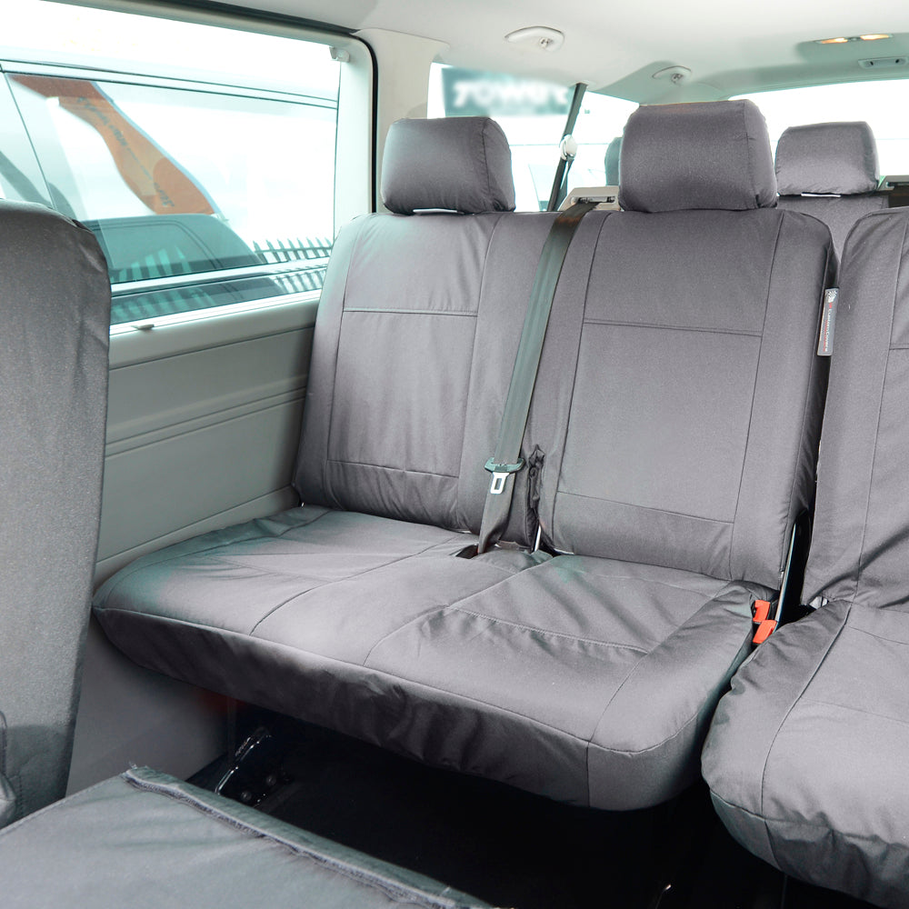 VW T6 / T6.1 Transporter Tailored PU Seat Covers (2015 Onwards) - UK Custom Covers