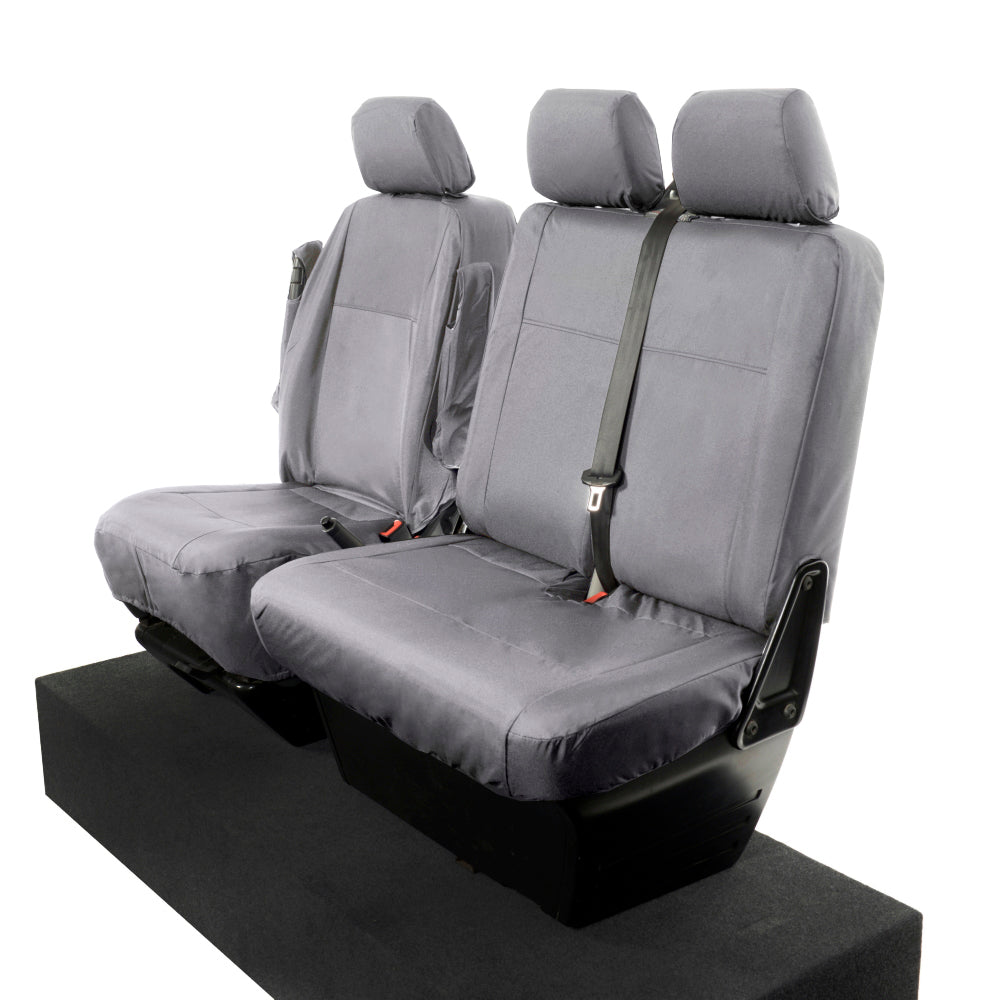 VW T6 / T6.1 Transporter Tailored PU Seat Covers (2015 Onwards) - UK Custom Covers