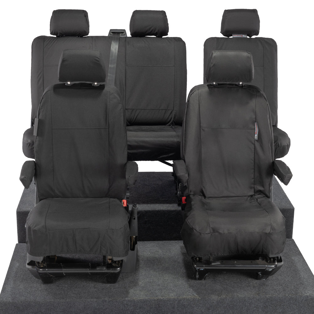 VW T6 / T6.1 Transporter Tailored PU Seat Covers (2015 Onwards) - UK Custom Covers