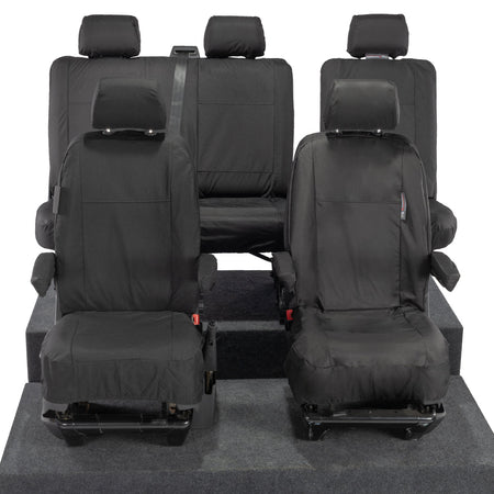 VW T5 / T5.1 Transporter Tailored PU Seat Covers (2003-2015) - UK Custom Covers