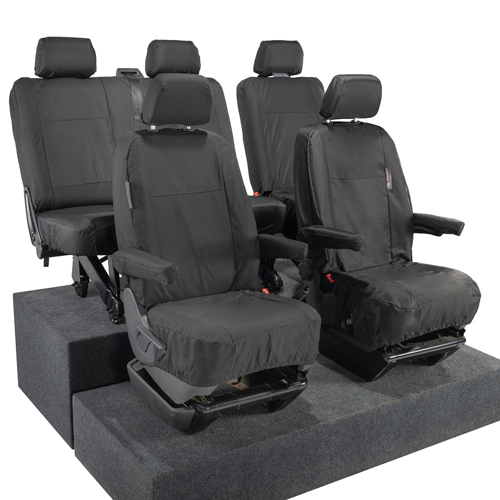 VW T6 / T6.1 Transporter Tailored PU Seat Covers (2015 Onwards) - UK Custom Covers