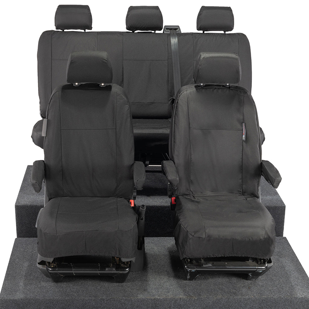 VW T6 / T6.1 Transporter Tailored PU Seat Covers (2015 Onwards) - UK Custom Covers