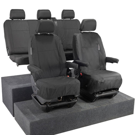 VW T6 / T6.1 Transporter Tailored PU Seat Covers (2015 Onwards) - UK Custom Covers